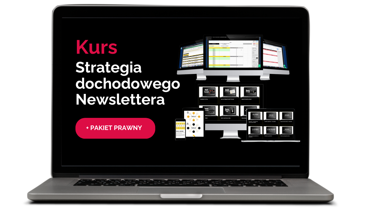 Vademecum strategii dochodowego newslettera + PAKIET PRAWNY + ZAWARTOŚĆ ONLINE