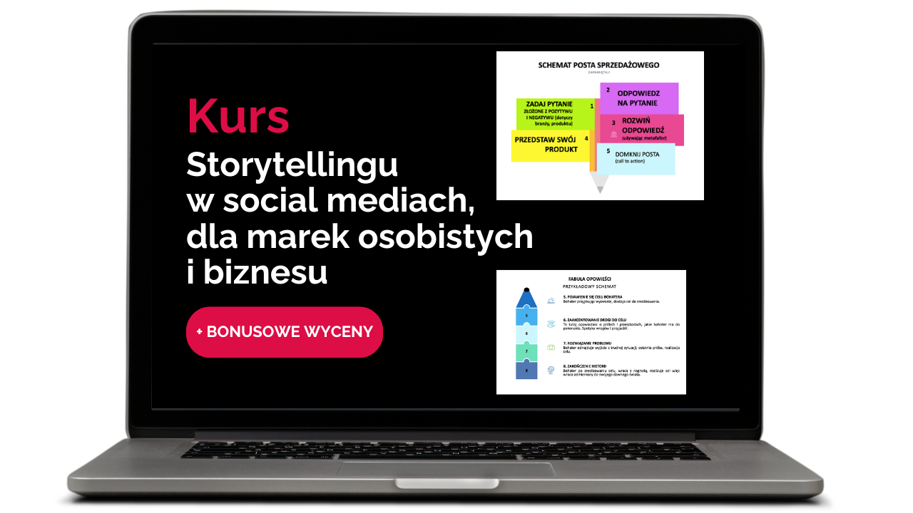 Kurs storytellingu dla marek osobistych i biznesu